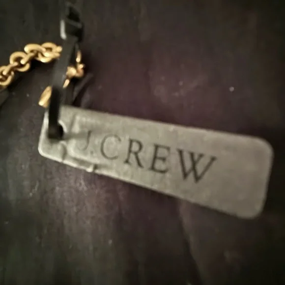 J. Crew Gold Chain Necklace with Blue Floral Accents - Picture 2 of 4